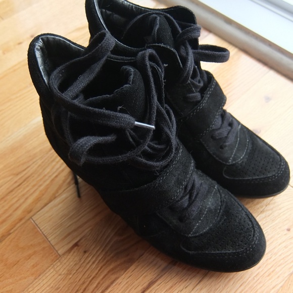 ASH BOWIE Hi-Top Wedge - Picture 7 of 8